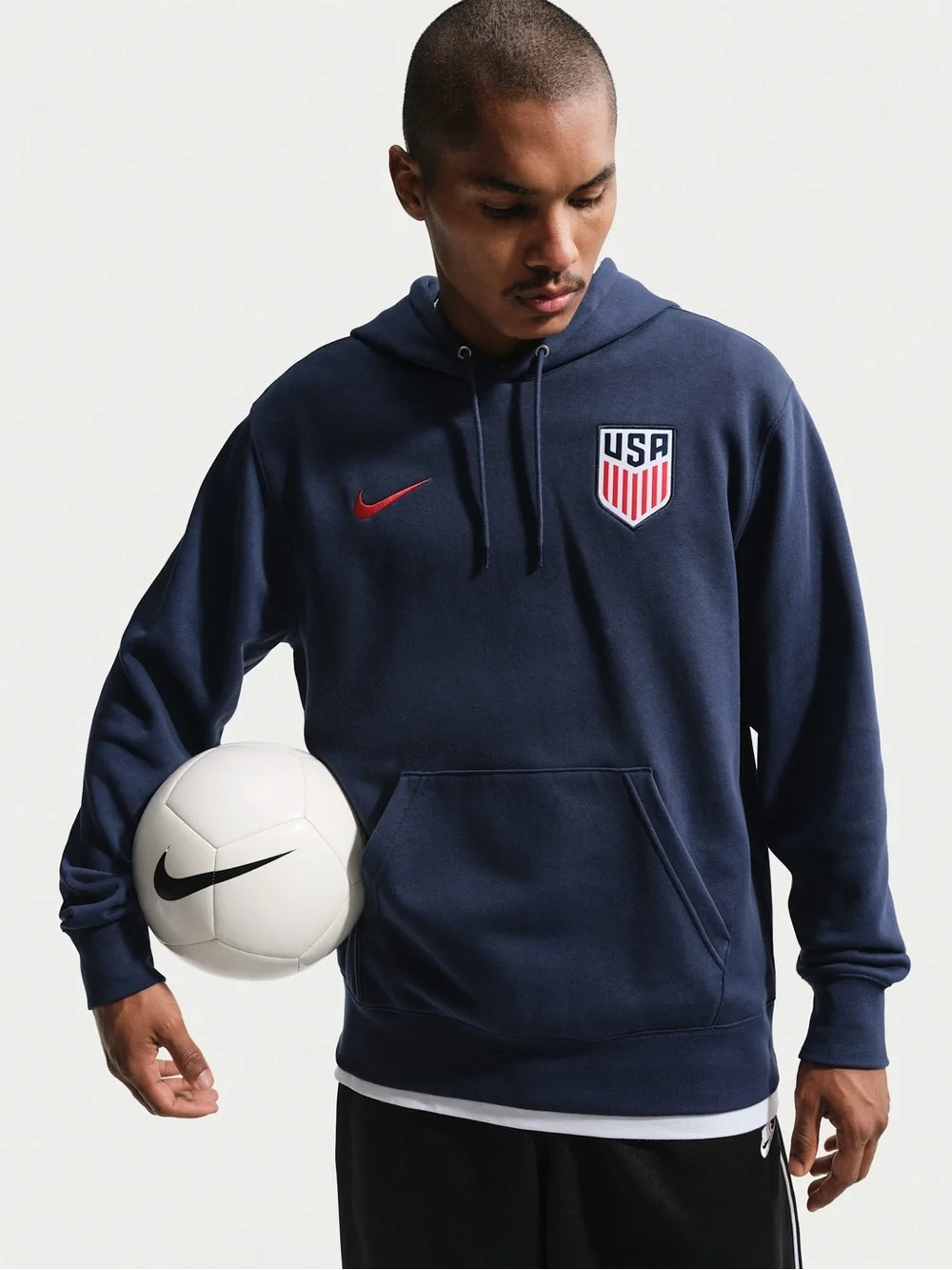 Brand New- Youth Nike Navy USMNT Club Fleece Pullover Hoodie